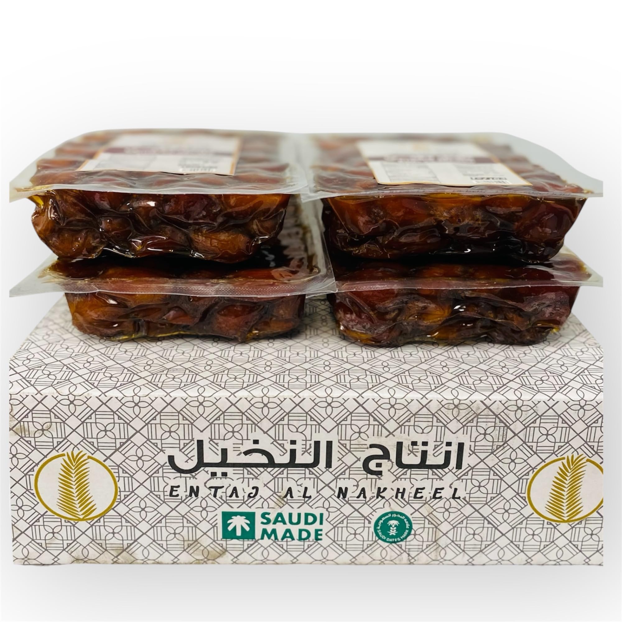 Kenaizi ✖️5 & Khalas Dates ✖️5 Amazon.com: Golden Khalas Saudi Dates – 4 PACK-BOX 8.8 lbs Premium